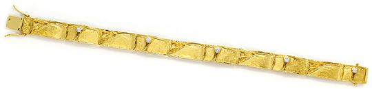 Foto 1 - Design-Brillanten-Armband 0,18 Carat River Gelbgold 14K, S4919