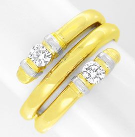 Foto 1 - Top Designer-Diamant-Ring 14K/585 Zweifarbig, S8873